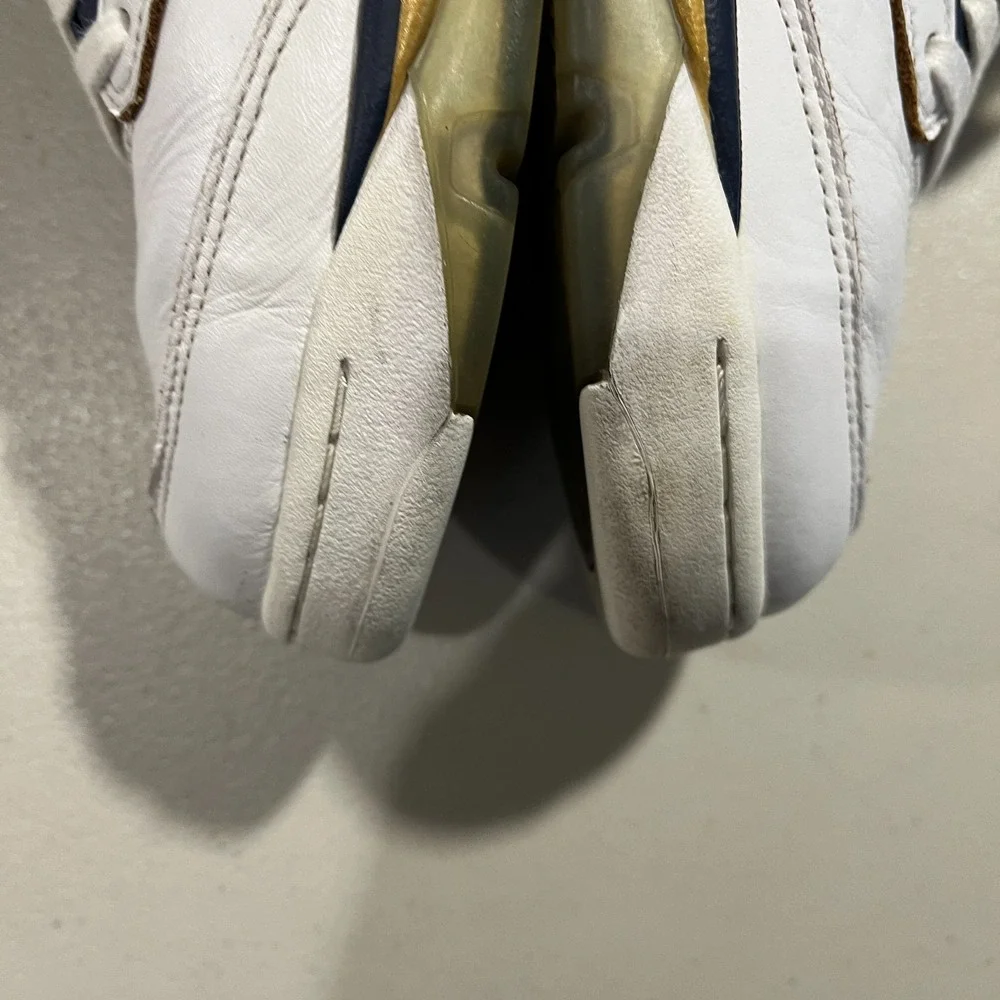 Air Jordan 5 Retro Low Dunk From Above Sneakers Mens US 10 White Navy 819171-135